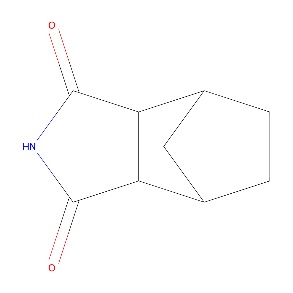 rel-(4R,7S)-Hexahydro-1H-4,7-methanoisoindole-1,3(2H)-dione molecular structure, CAS 1354207-31-0