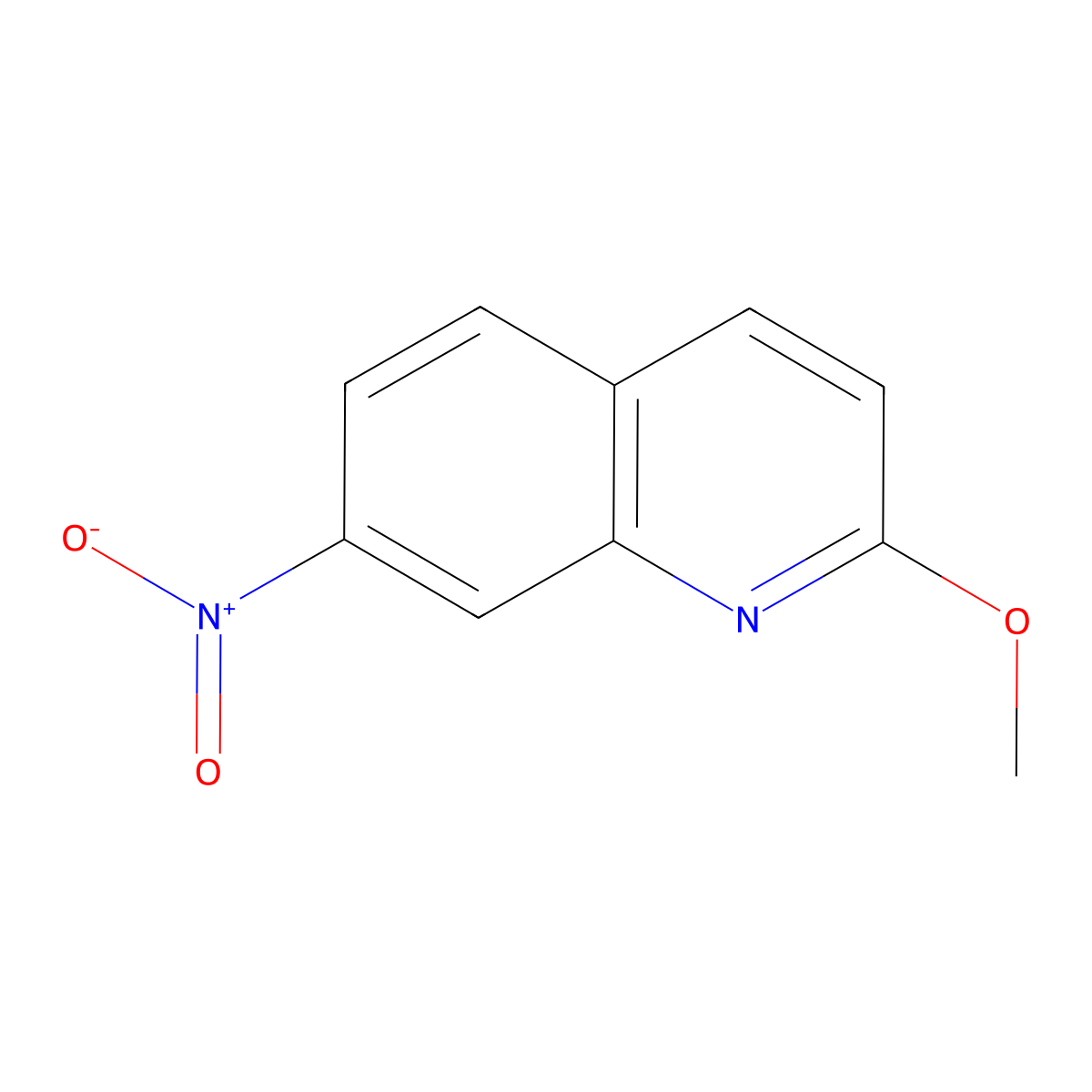 2-Methoxy-7-nitroquinoline molecular structure, CAS 1354222-15-3