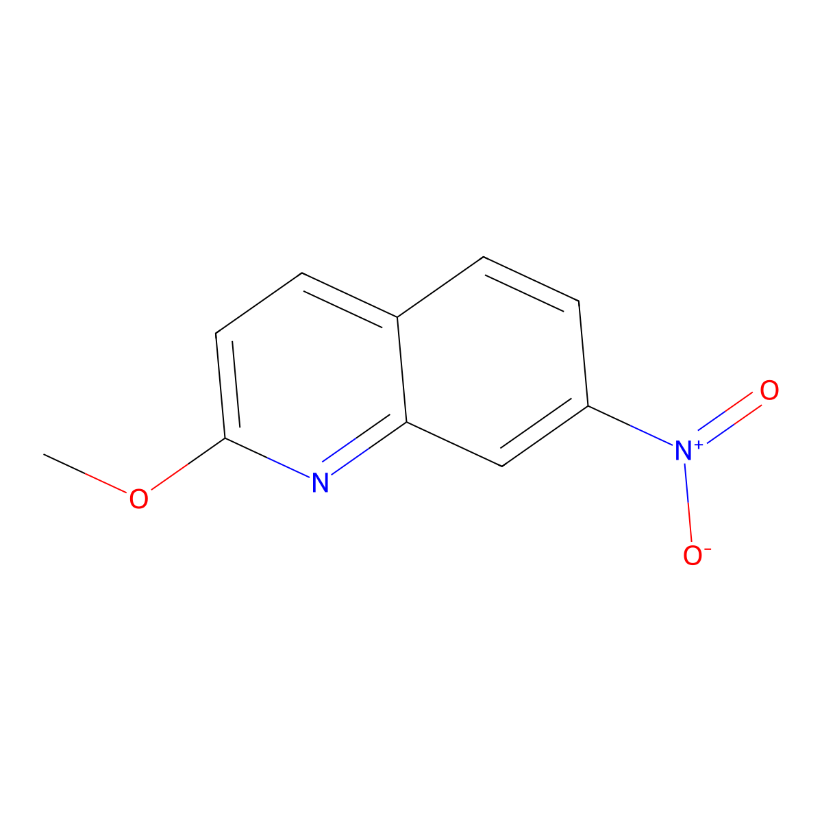 2-Methoxy-7-nitroquinoline molecular structure, CAS 1354222-15-3