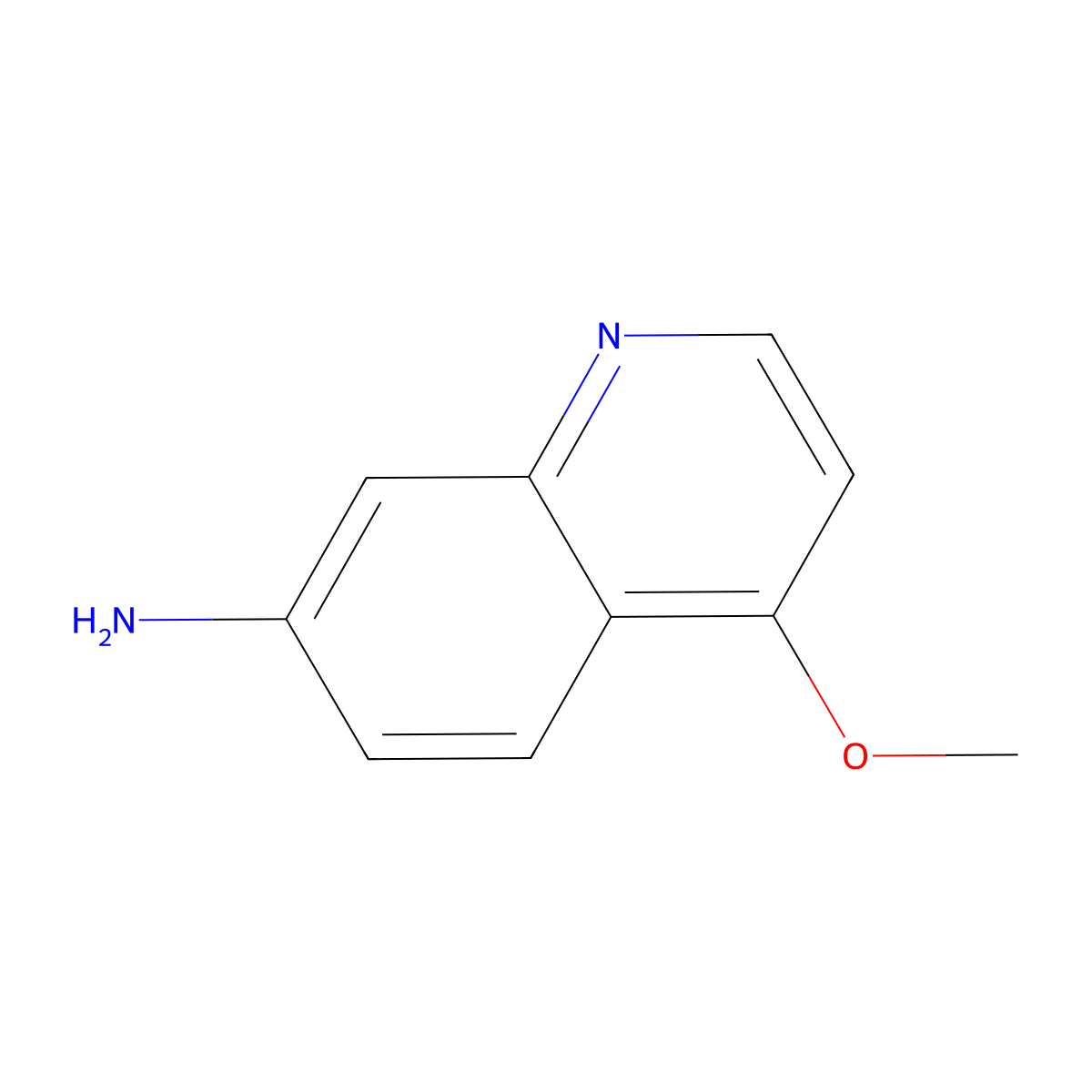 4-Methoxyquinolin-7-amine molecular structure, CAS 1354222-20-0