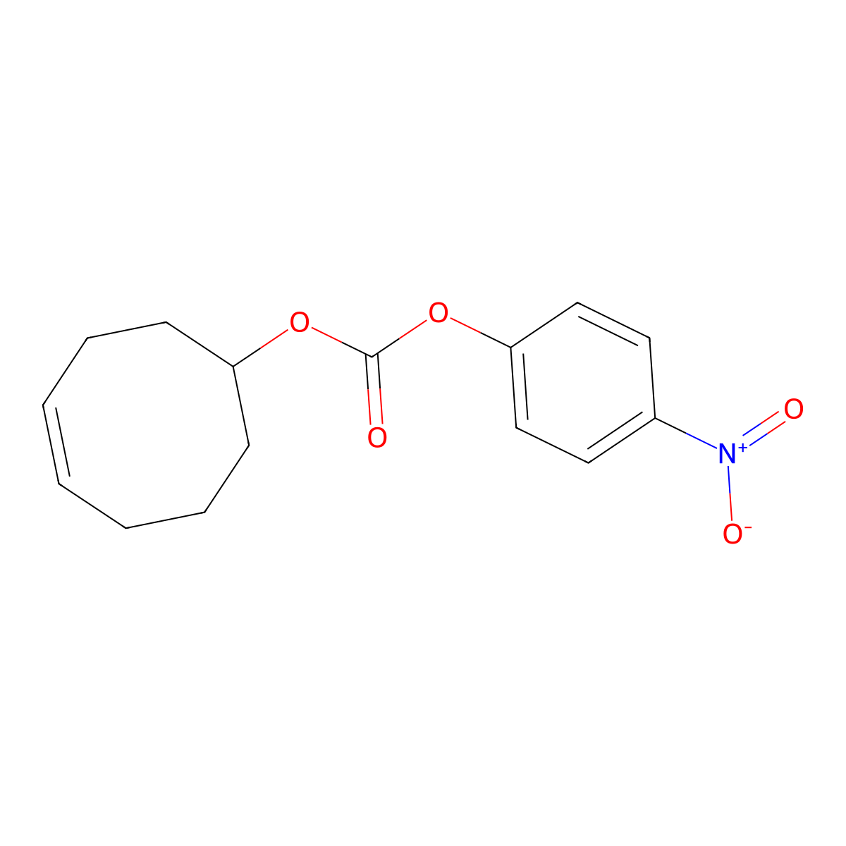 (4E)-TCO-PNB Ester molecular structure, CAS 1354323-64-0
