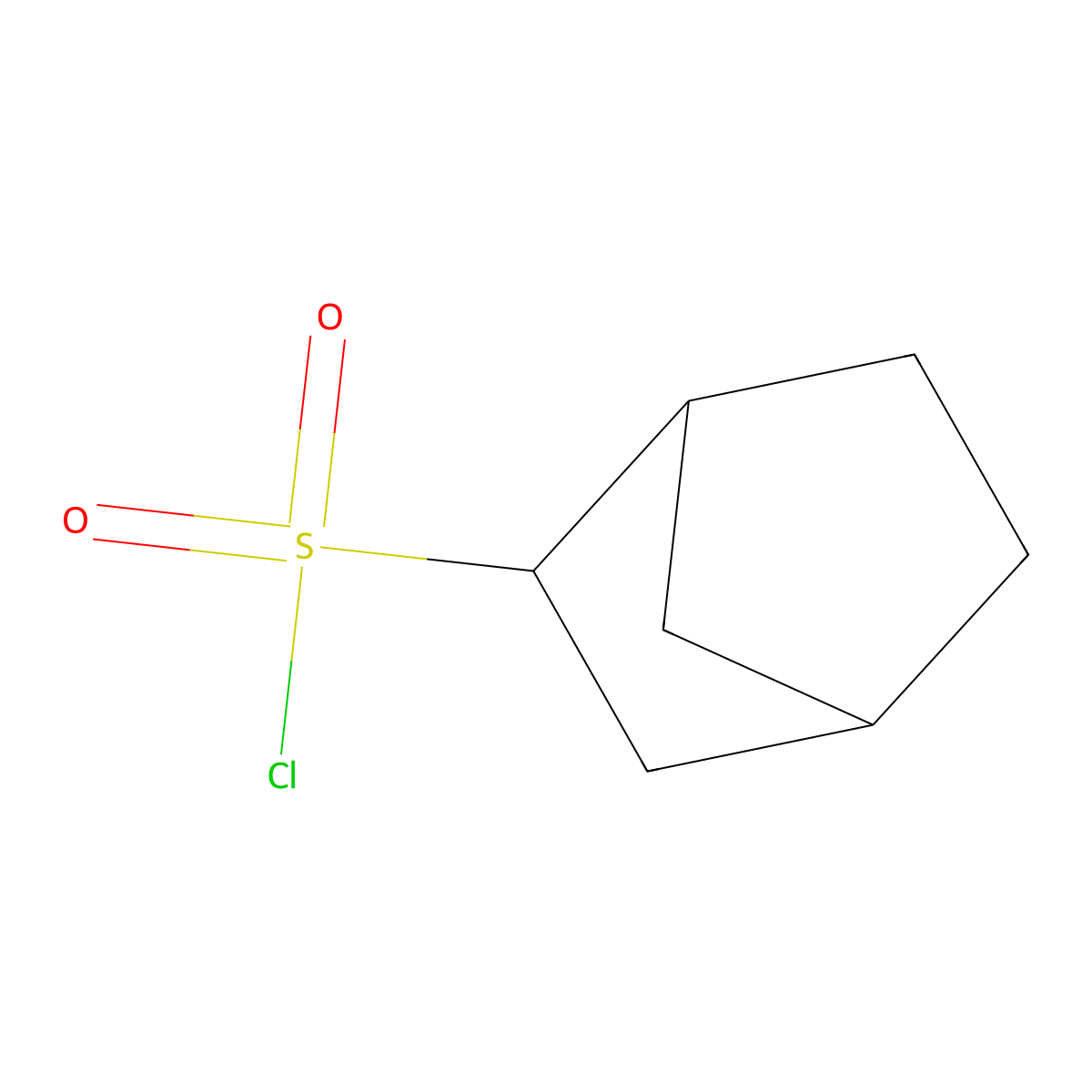 rac-(1R,2R,4S)-bicyclo[2.2.1]heptane-2-sulfonyl chloride molecular structure, CAS 1354351-70-4