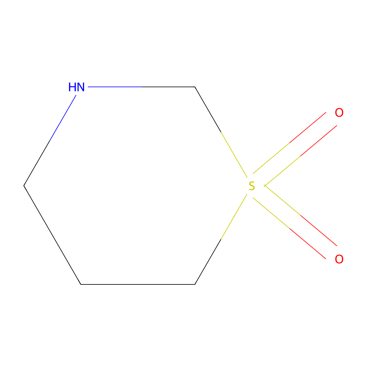 1Lambda6,3-thiazinane-1,1-dione molecular structure, CAS 1354351-99-7