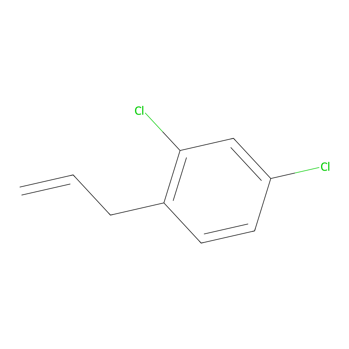 3-(2,4-Dichlorophenyl)-1-propene molecular structure, CAS 135439-18-8