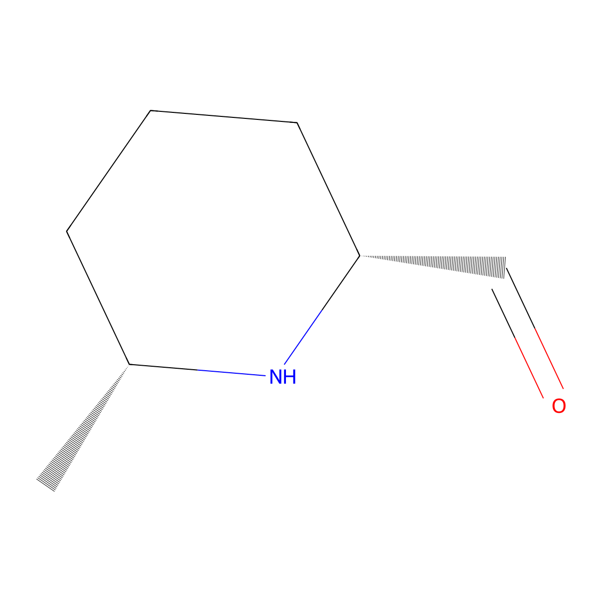 rac-(2R,6R)-6-methylpiperidine-2-carbaldehyde molecular structure, CAS 1354392-21-4