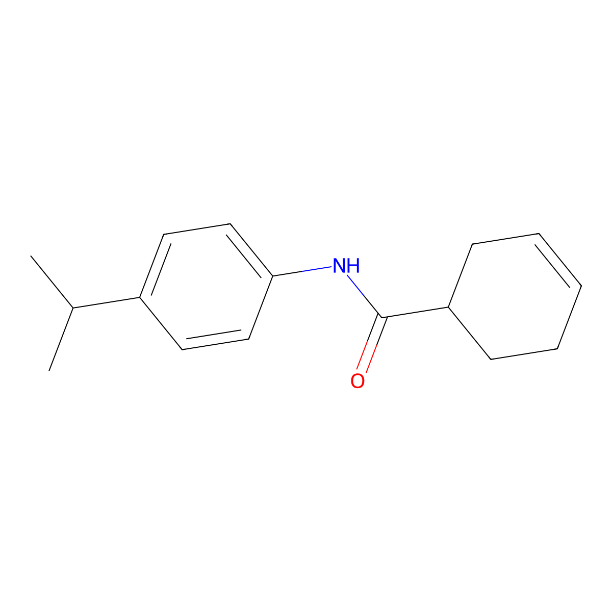 N-(4-isopropylphenyl)-3-cyclohexene-1-carboxamide molecular structure, CAS 1354489-82-9
