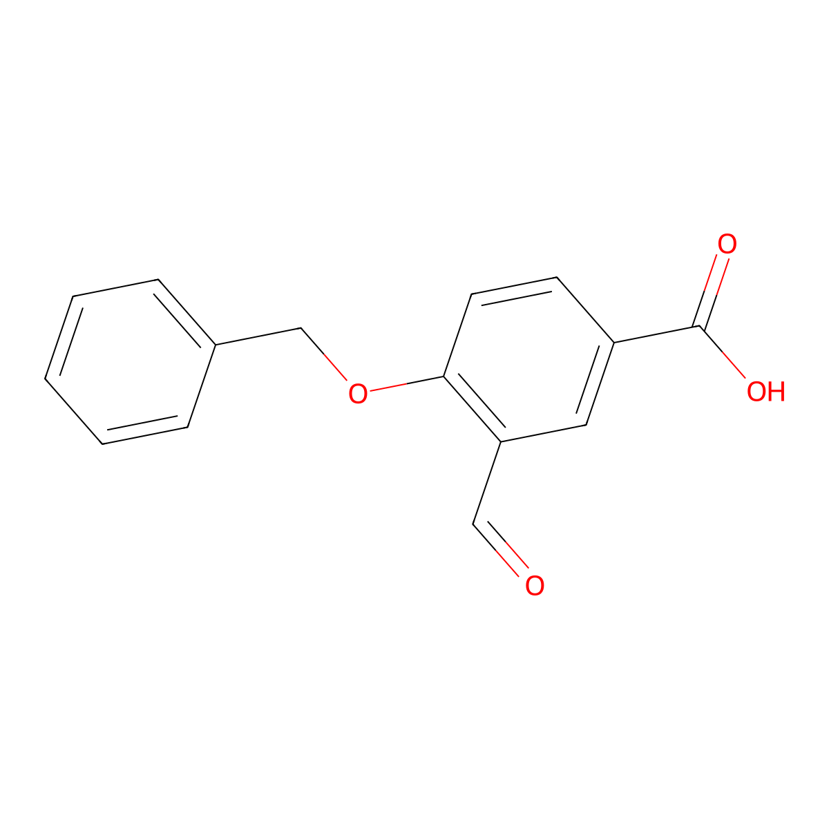 4-(Benzyloxy)-3-formylbenzoic acid molecular structure, CAS 1354564-78-5