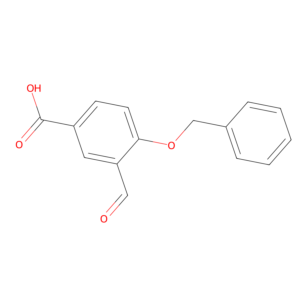 4-(Benzyloxy)-3-formylbenzoic acid molecular structure, CAS 1354564-78-5