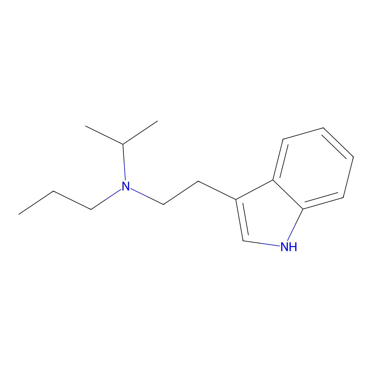 Propylisopropyltryptamine molecular structure, CAS 1354632-00-0