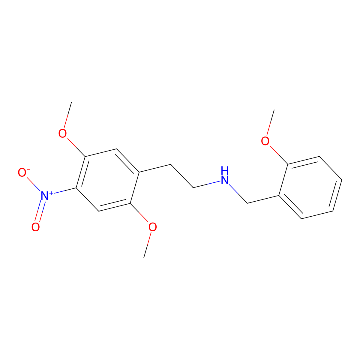 25N-Nbome molecular structure, CAS 1354632-03-3