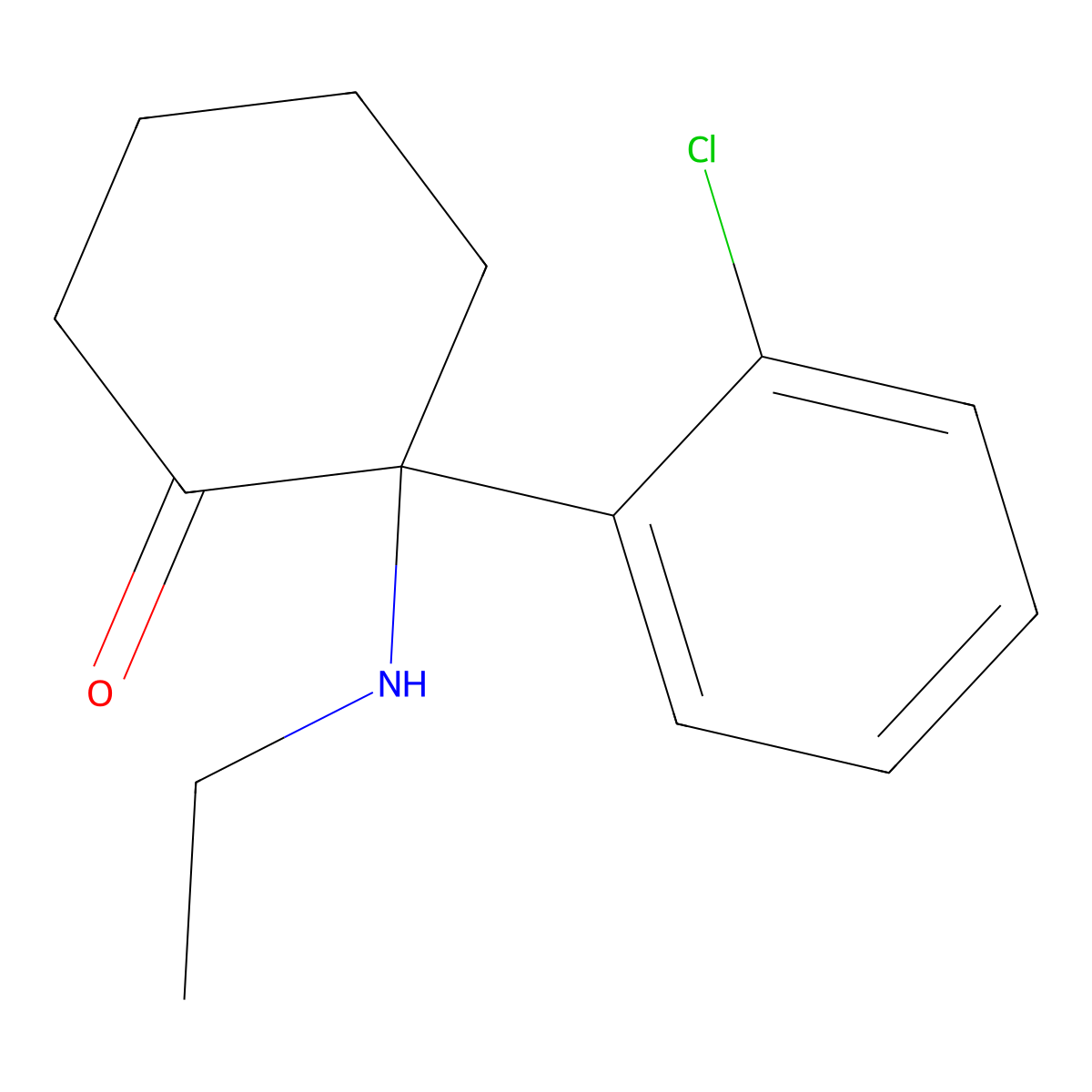 N-Ethylnorketamine molecular structure, CAS 1354634-10-8