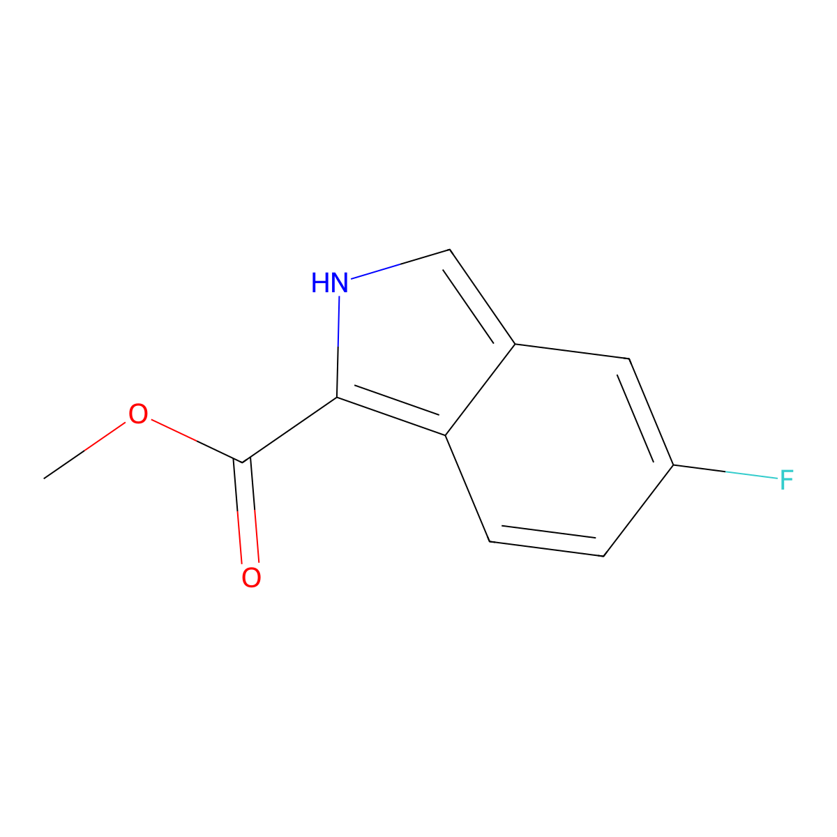 Methyl 5-fluoro-2H-isoindole-1-carboxylate molecular structure, CAS 1354648-97-7
