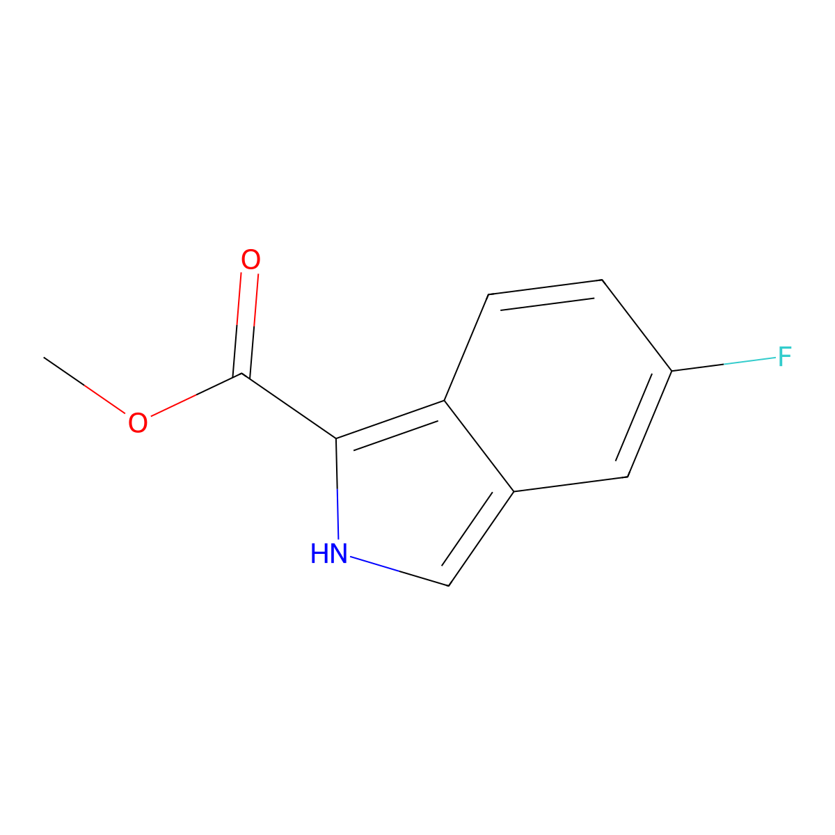 Methyl 5-fluoro-2H-isoindole-1-carboxylate molecular structure, CAS 1354648-97-7
