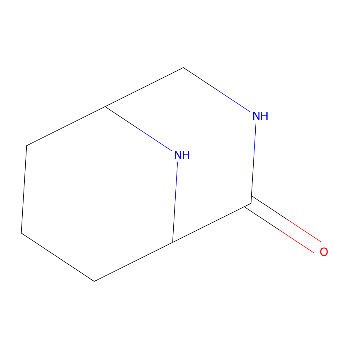 3,9-Diazabicyclo[3.3.1]nonan-2-one molecular structure, CAS 1354650-61-5