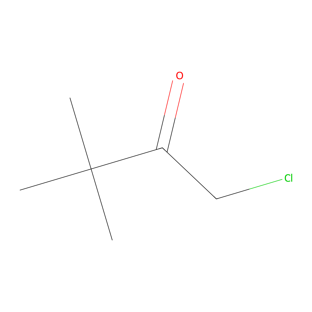 1-Chloropinacolone molecular structure, CAS 13547-70-1