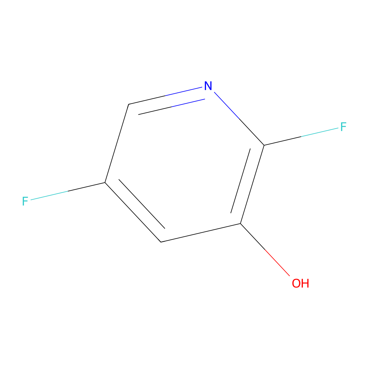 2,5-Difluoro-3-pyridinol molecular structure, CAS 1354746-55-6