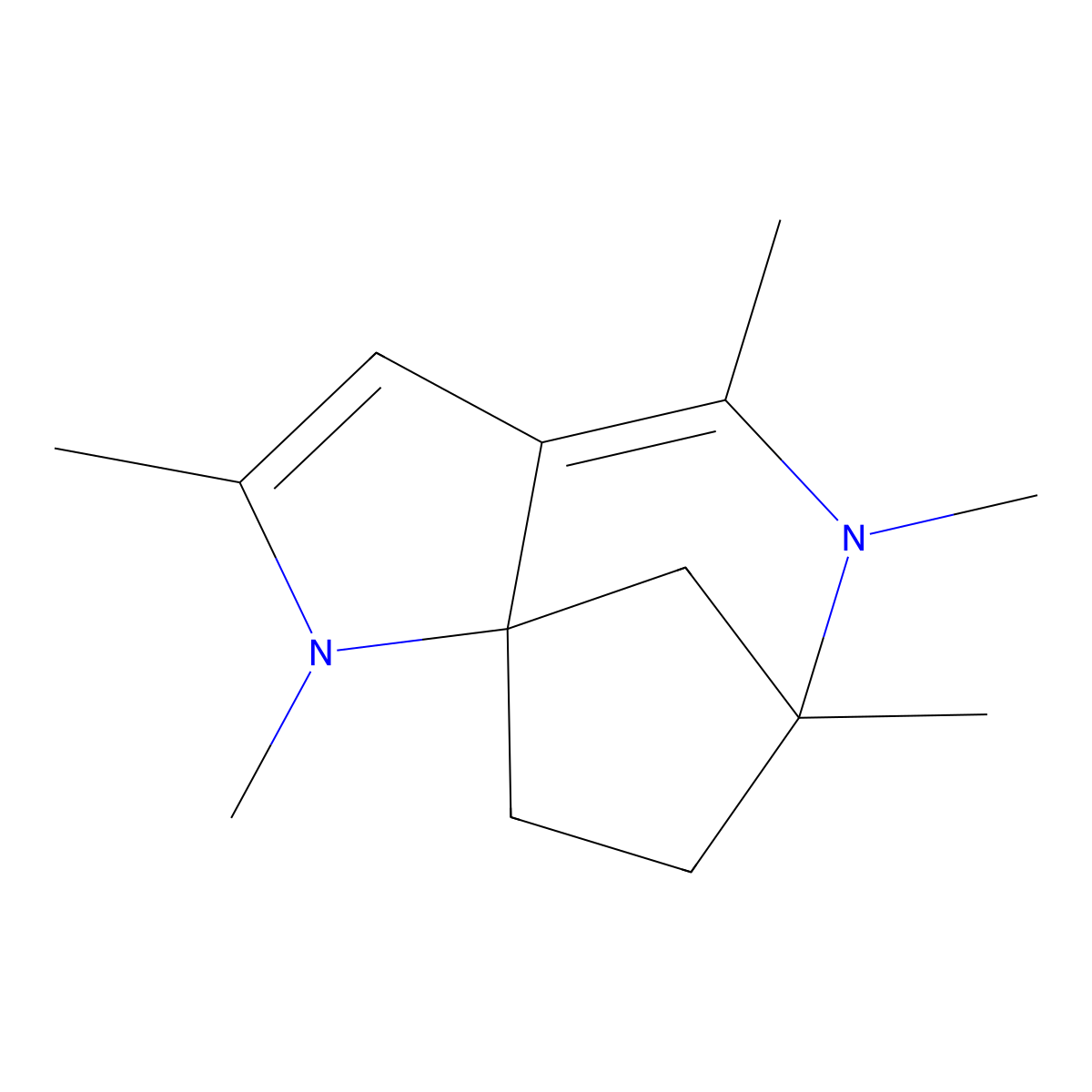 1,2,4,5,6-pentamethyl-5,6,7,8-tetrahydro-1H-6,8a-methanopyrrolo[3,2-c]azepine molecular structure, CAS 1354783-84-8