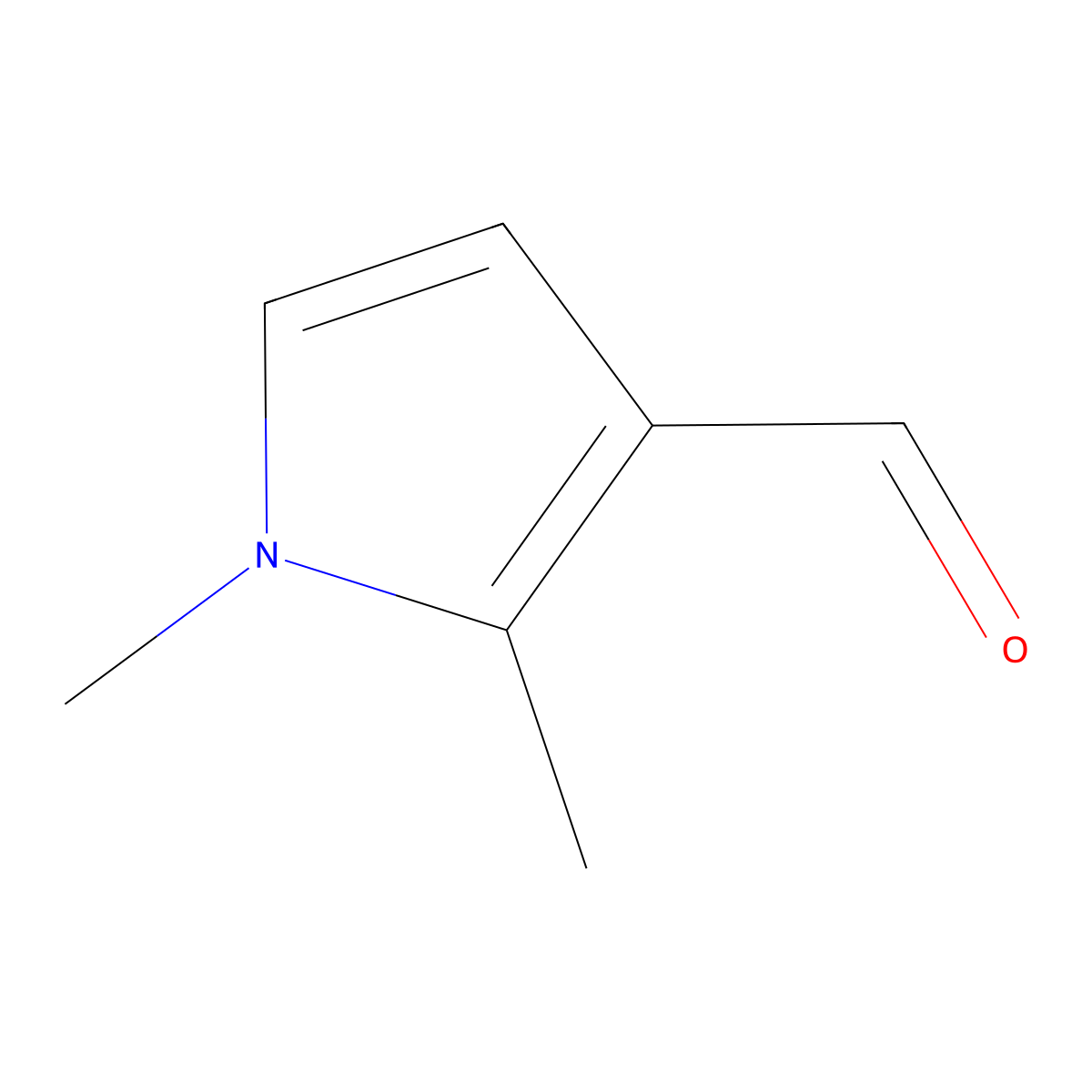 1,2-Dimethyl-1H-pyrrole-3-carbaldehyde molecular structure, CAS 1354783-99-5
