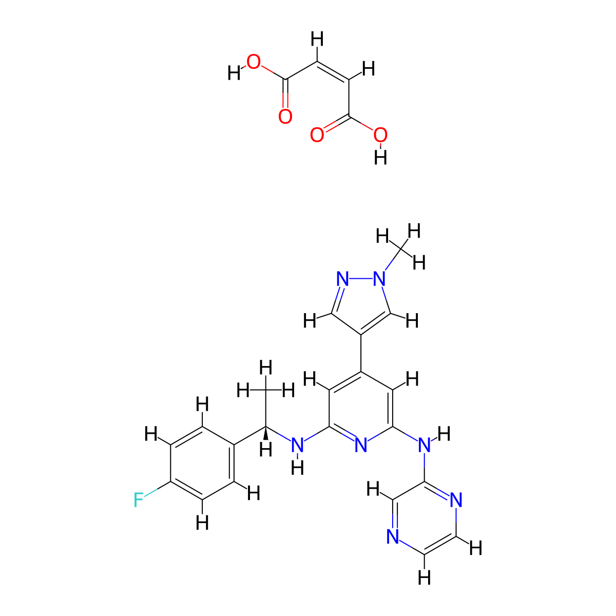 NS-018 maleate molecular structure, CAS 1354799-87-3