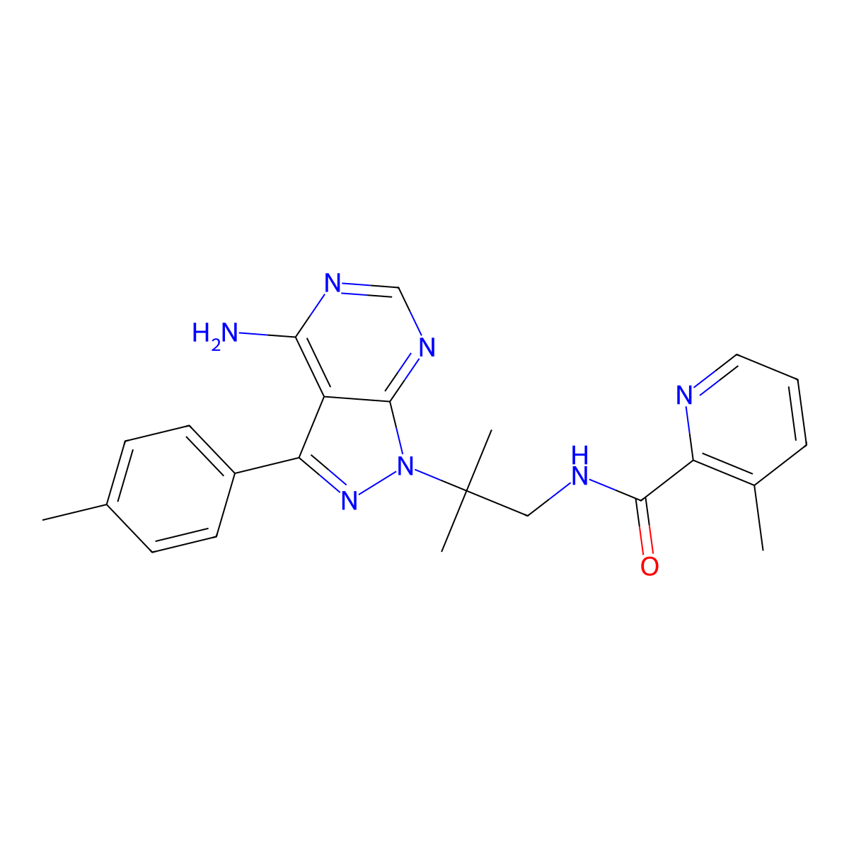 WEHI-345 (analog) molecular structure, CAS 1354825-62-9