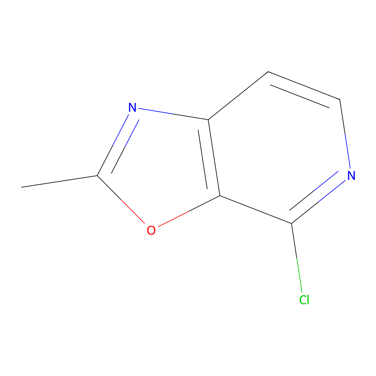 4-Chloro-2-methyloxazolo[5,4-c]pyridine molecular structure, CAS 1354831-15-4
