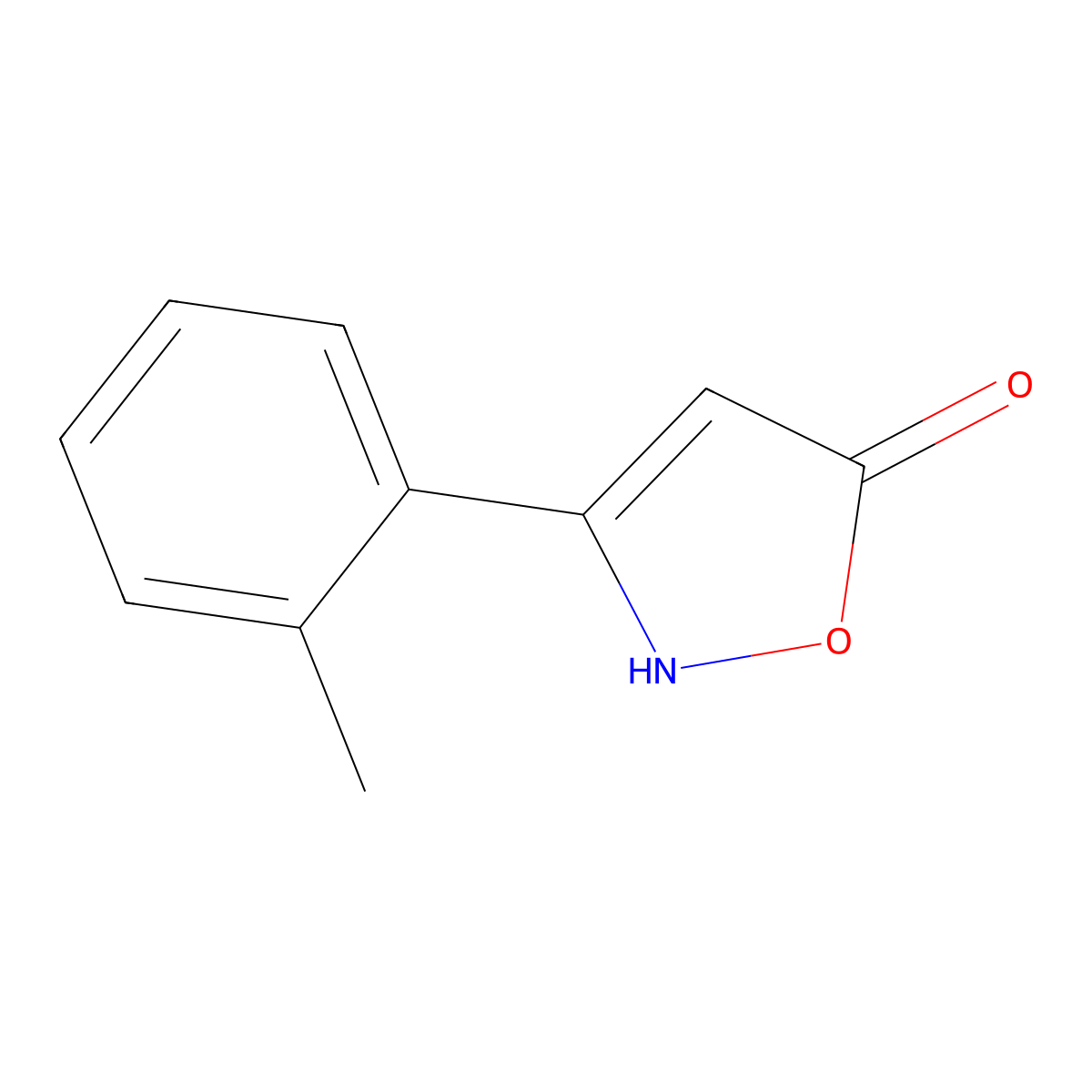 3-(2-Methylphenyl)-1,2-oxazol-5-ol molecular structure, CAS 1354916-88-3