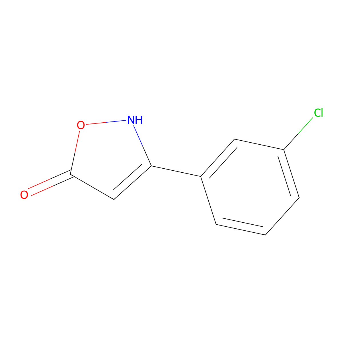 3-(3-Chlorophenyl)-1,2-oxazol-5-ol molecular structure, CAS 1354923-77-5