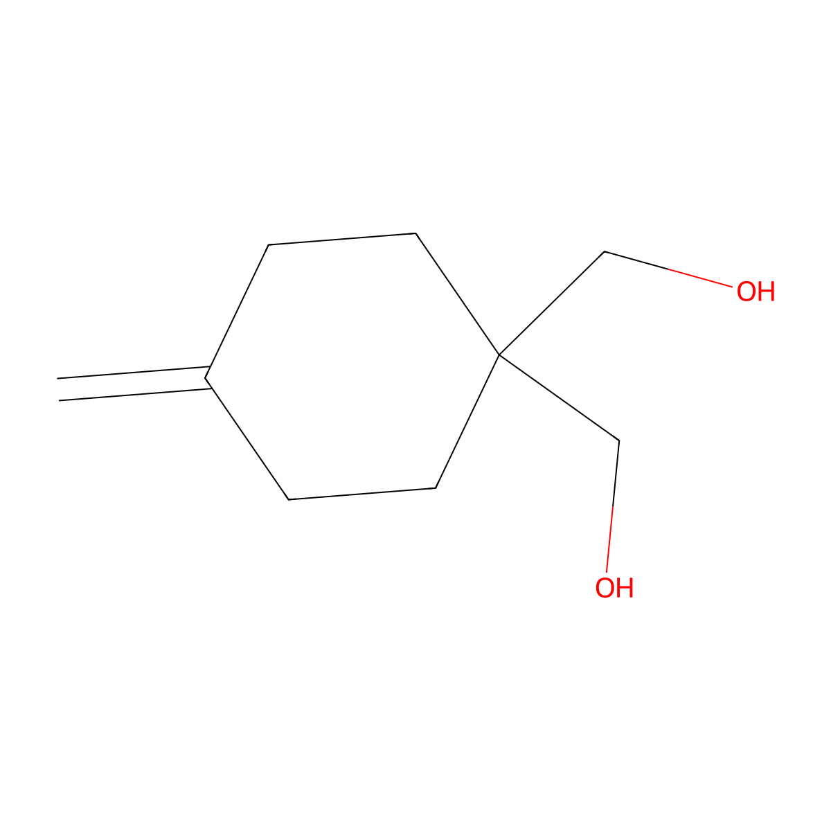 [1-(Hydroxymethyl)-4-methylene-cyclohexyl]methanol molecular structure, CAS 1354932-12-9