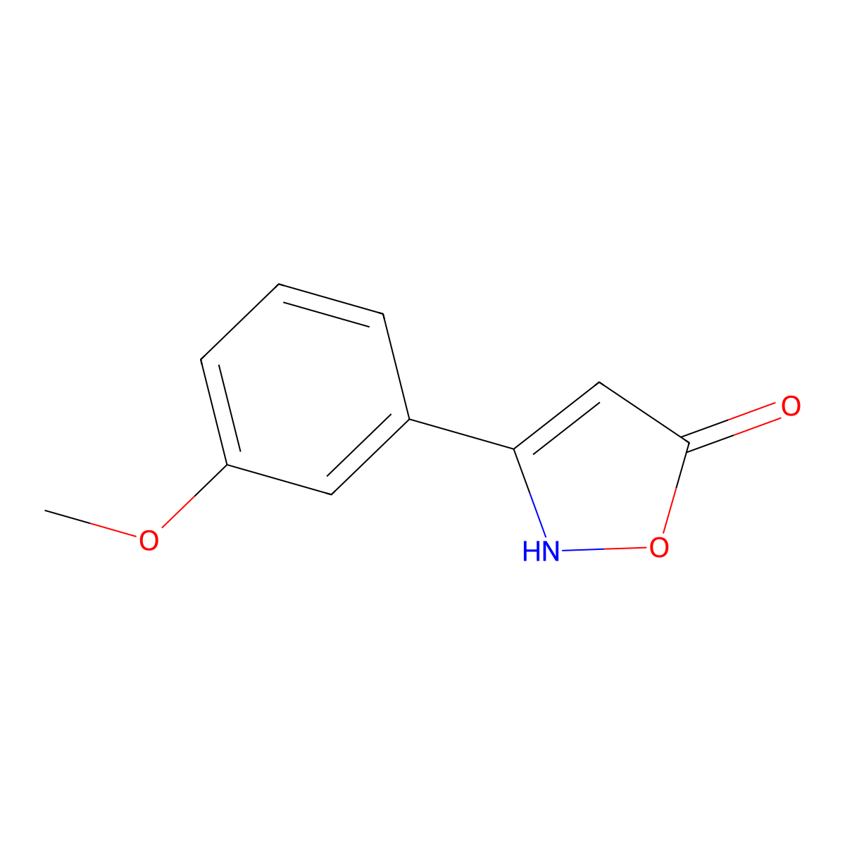 3-(3-Methoxyphenyl)-1,2-oxazol-5-ol molecular structure, CAS 1354937-20-4