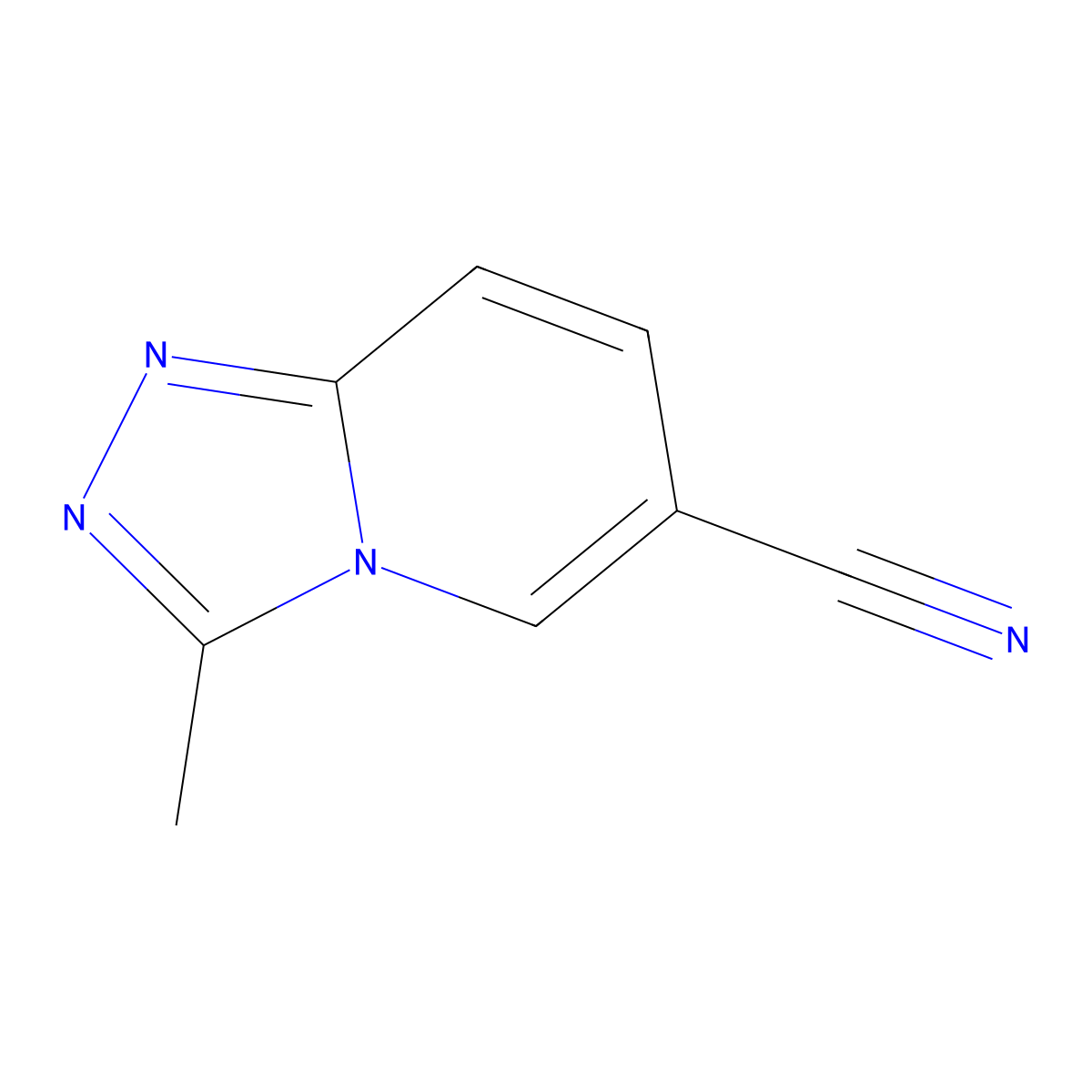 3-Methyl-[1,2,4]triazolo[4,3-a]pyridine-6-carbonitrile molecular structure, CAS 1354951-13-5
