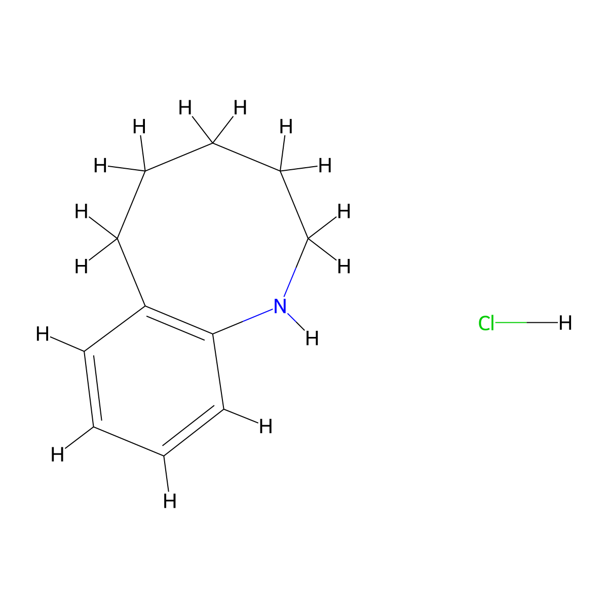1,2,3,4,5,6-Hexahydro-1-benzazocine hydrochloride molecular structure, CAS 1354951-27-1