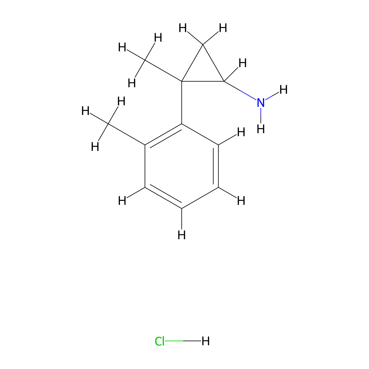 2-Methyl-2-(2-methylphenyl)cyclopropan-1-amine hydrochloride molecular structure, CAS 1354951-37-3