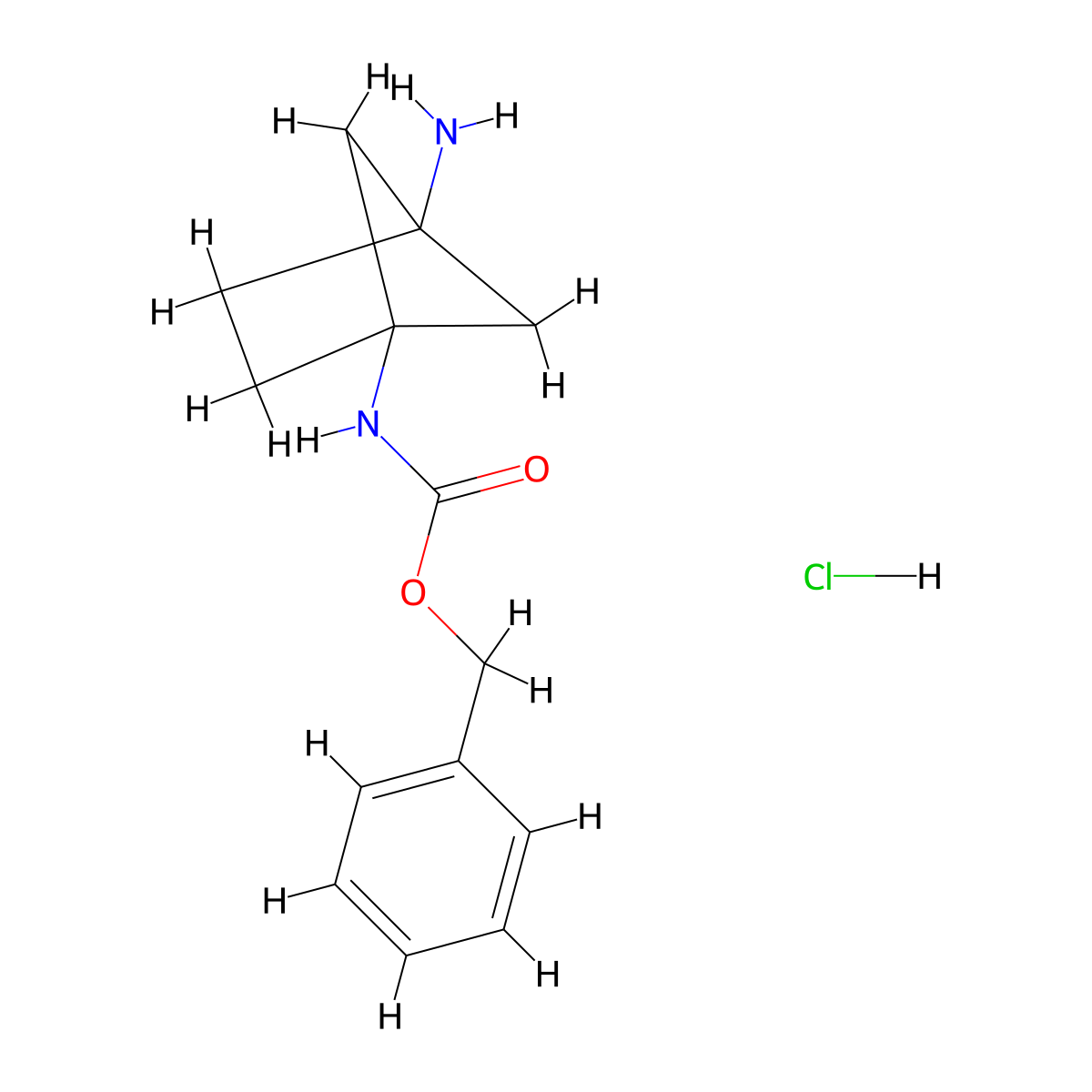 benzyl N-{4-aminobicyclo[2.1.1]hexan-1-yl}carbamate hydrochloride molecular structure, CAS 1354951-84-0