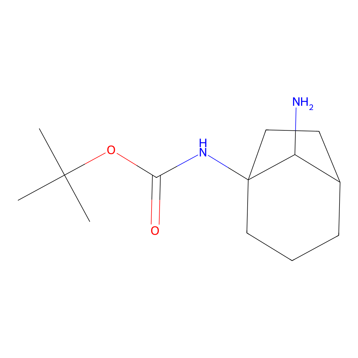 tert-butyl N-{8-aminobicyclo[3.2.1]octan-1-yl}carbamate molecular structure, CAS 1354952-14-9