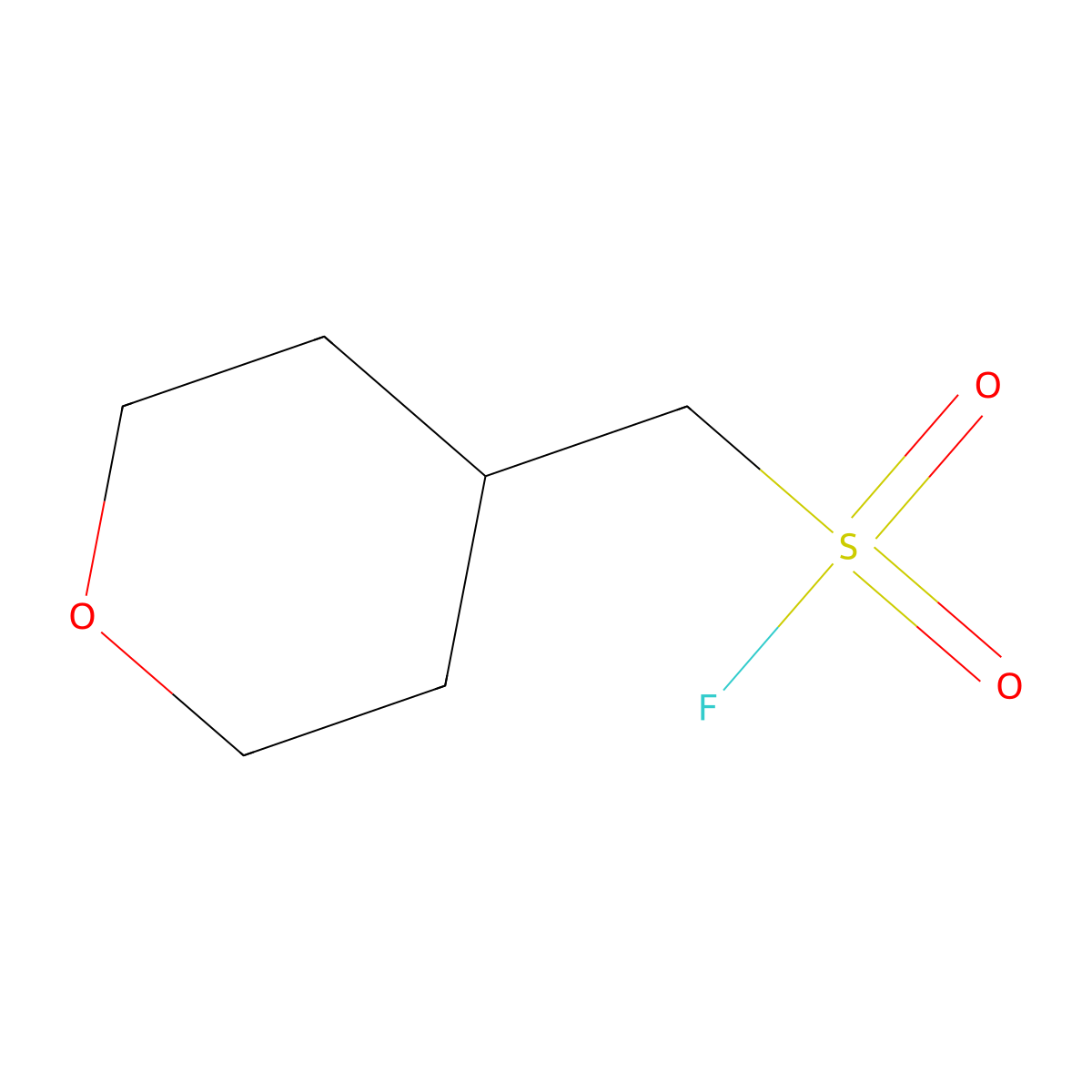 (Oxan-4-yl)methanesulfonyl fluoride molecular structure, CAS 1354953-22-2