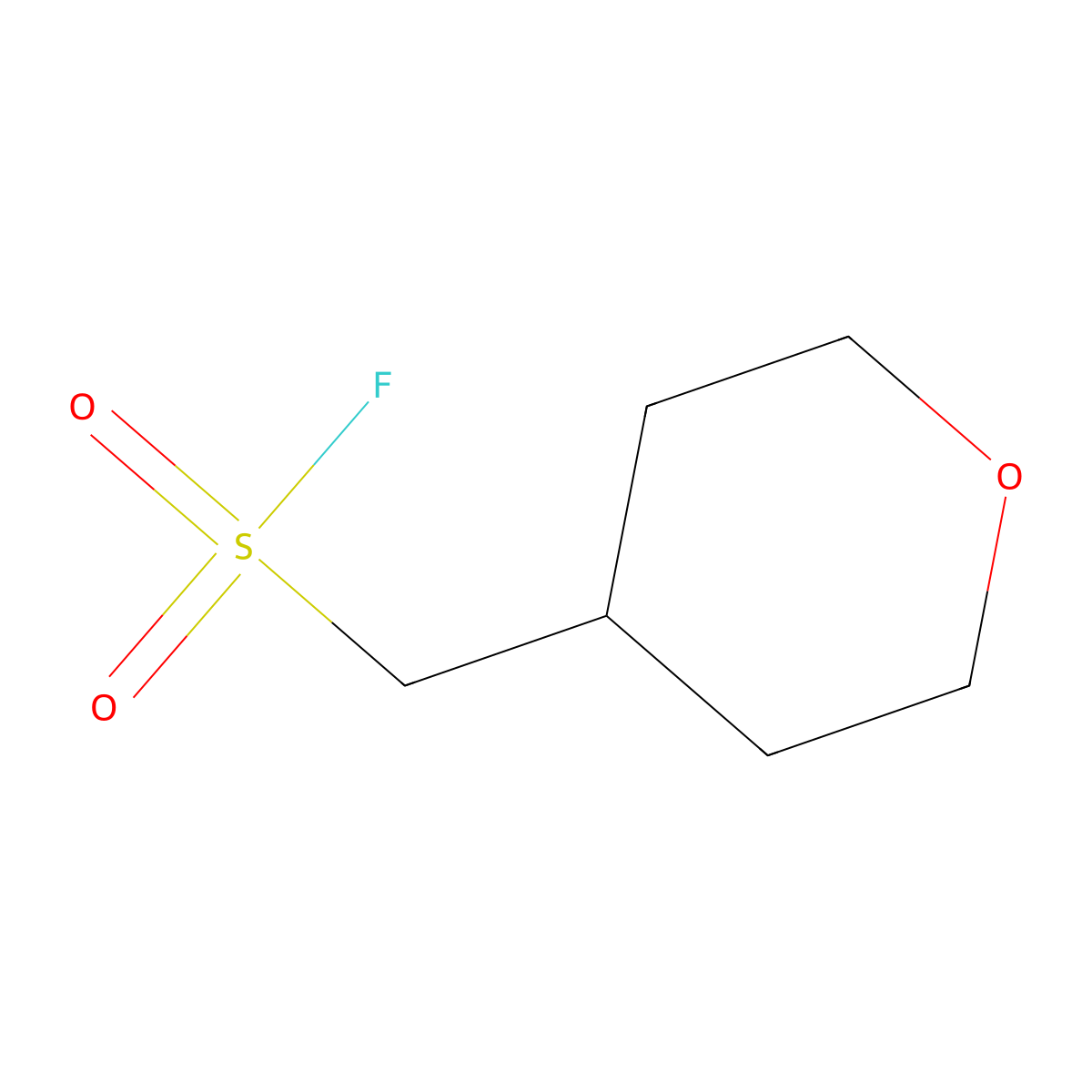 (Oxan-4-yl)methanesulfonyl fluoride molecular structure, CAS 1354953-22-2