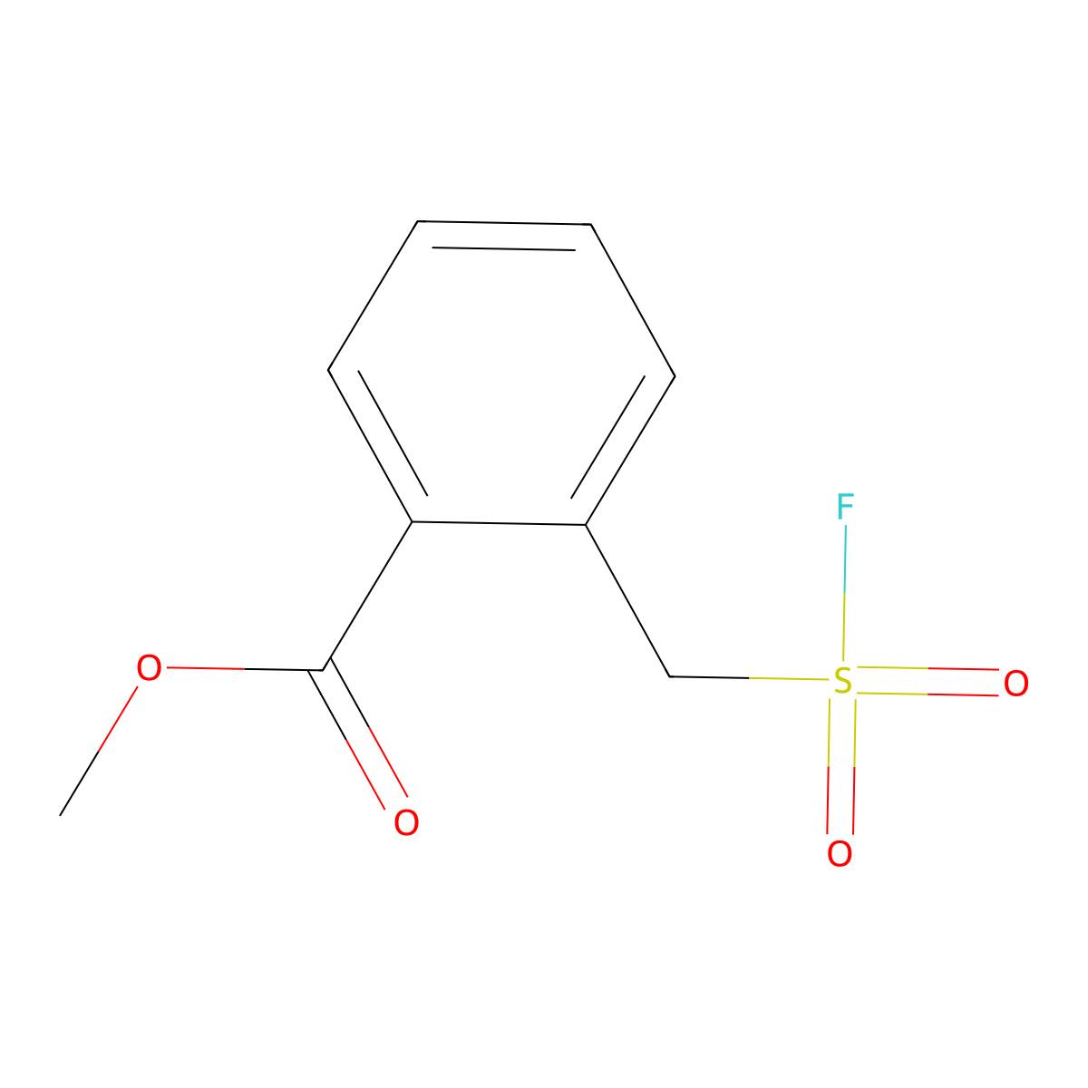 Methyl 2-[(fluorosulfonyl)methyl]benzoate molecular structure, CAS 1354953-70-0