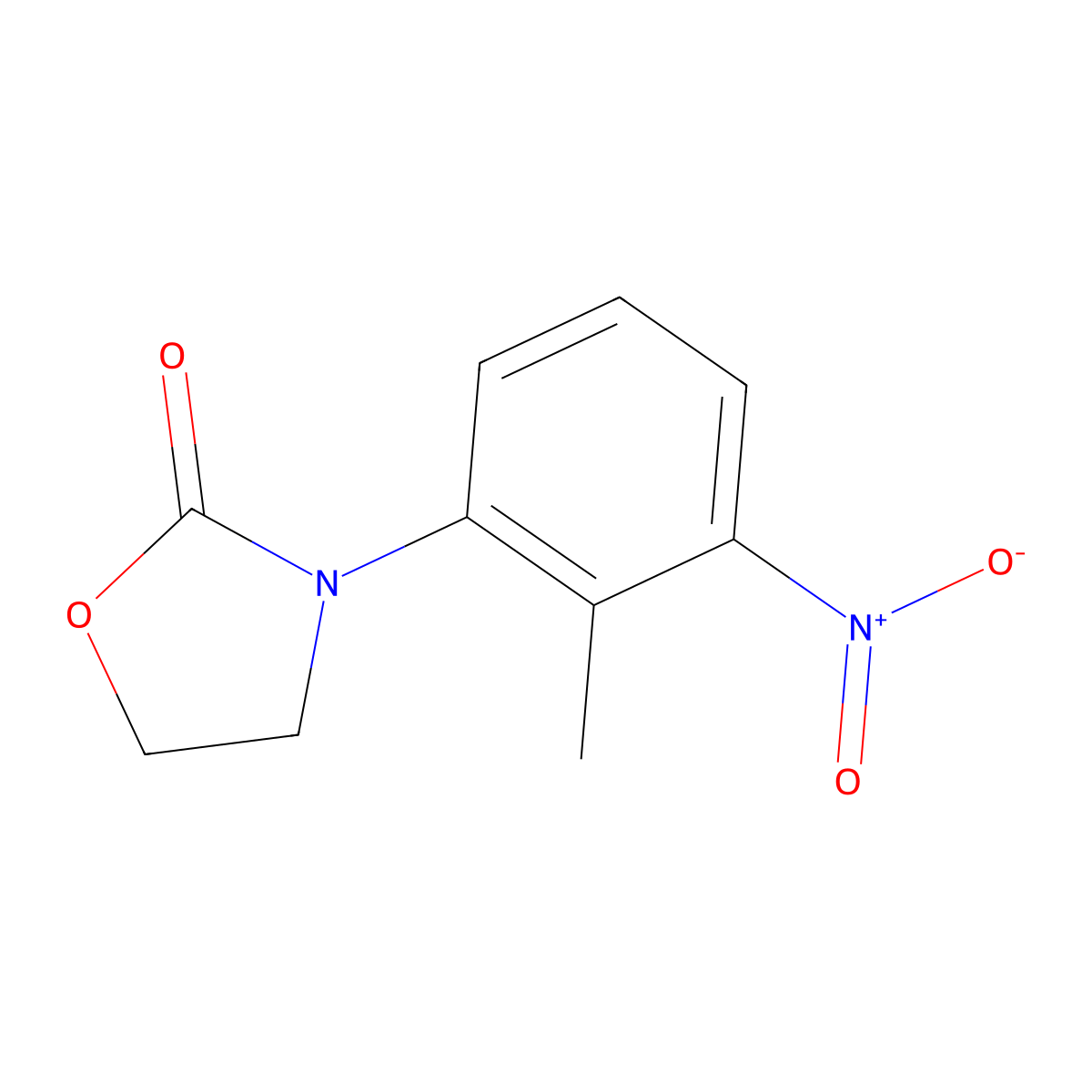 3-(2-Methyl-3-nitrophenyl)-1,3-oxazolidin-2-one molecular structure, CAS 1354953-99-3