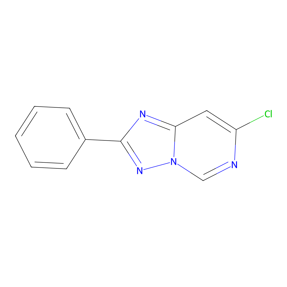 7-Chloro-2-phenyl-[1,2,4]triazolo[1,5-c]pyrimidine molecular structure, CAS 1354954-02-1
