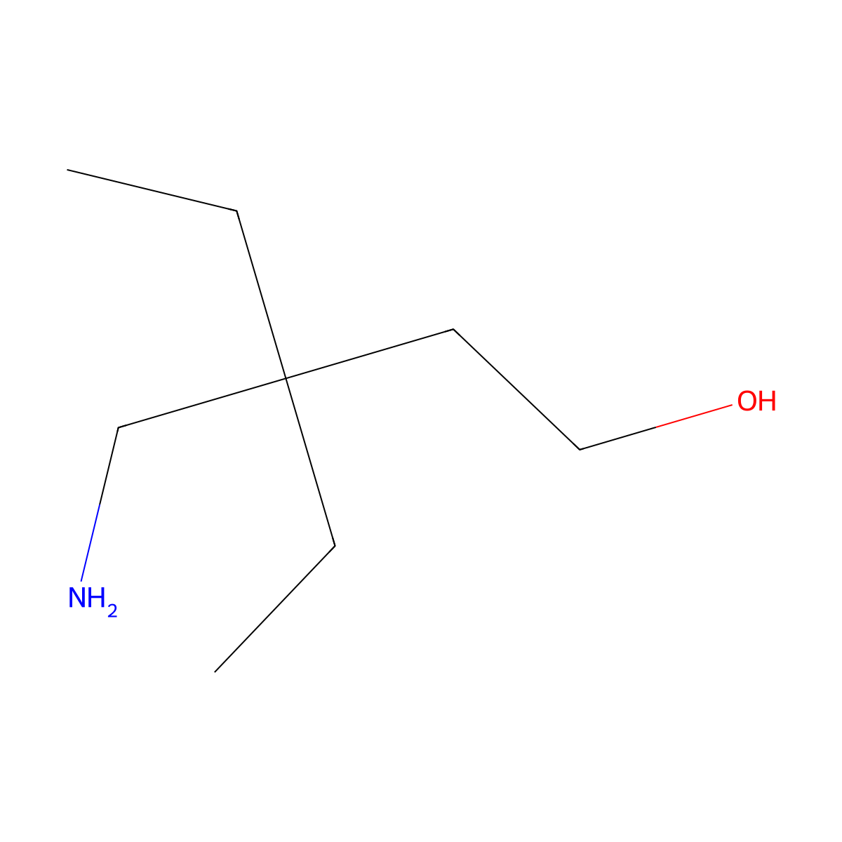 3-(Aminomethyl)-3-ethylpentan-1-ol molecular structure, CAS 1354954-41-8