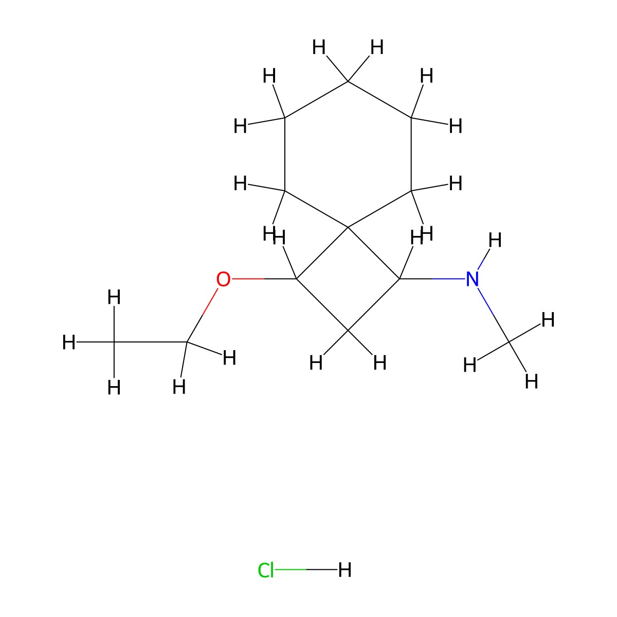 3-ethoxy-N-methylspiro[3.5]nonan-1-amine hydrochloride molecular structure, CAS 1354954-52-1