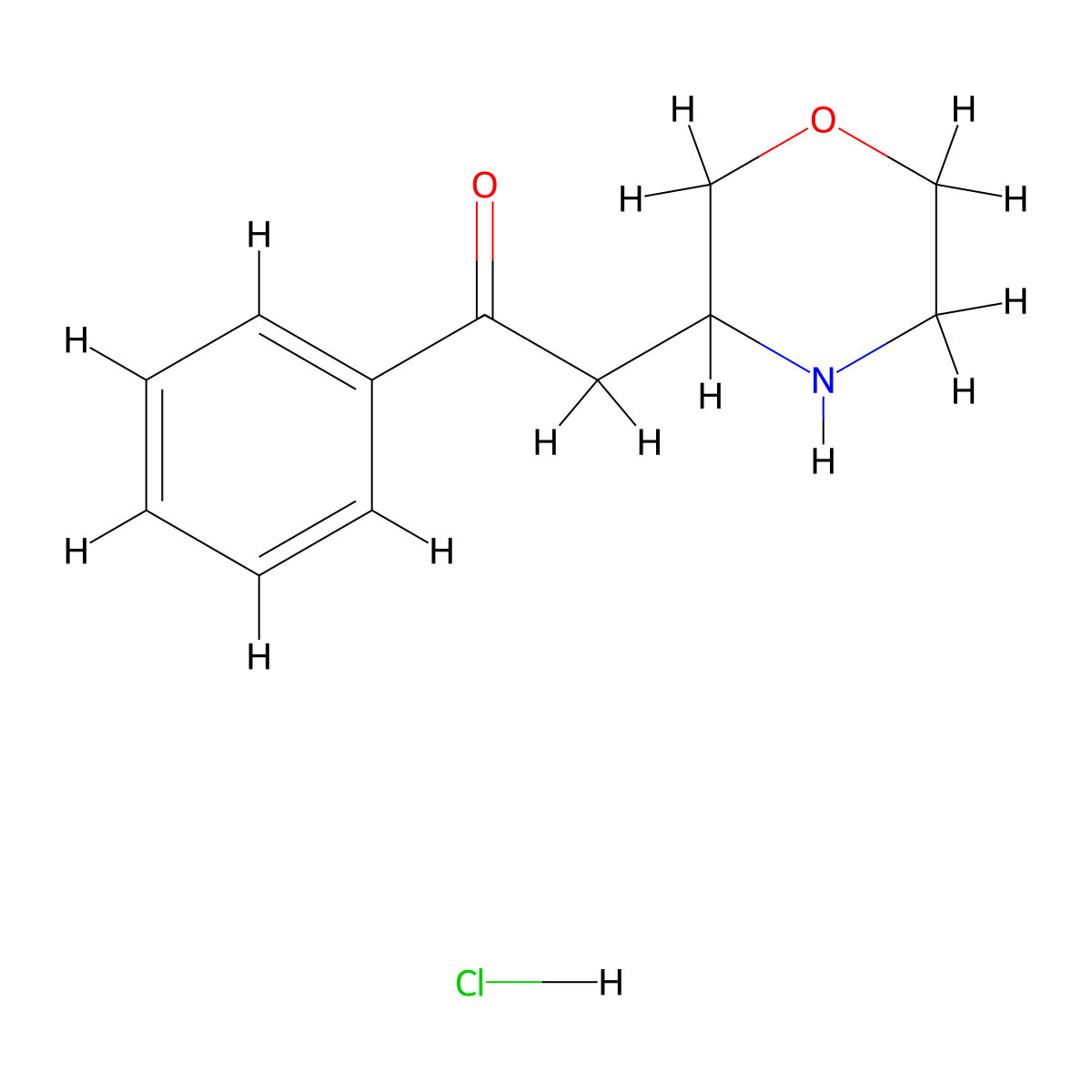 2-(Morpholin-3-yl)-1-phenylethan-1-one hydrochloride molecular structure, CAS 1354960-69-2
