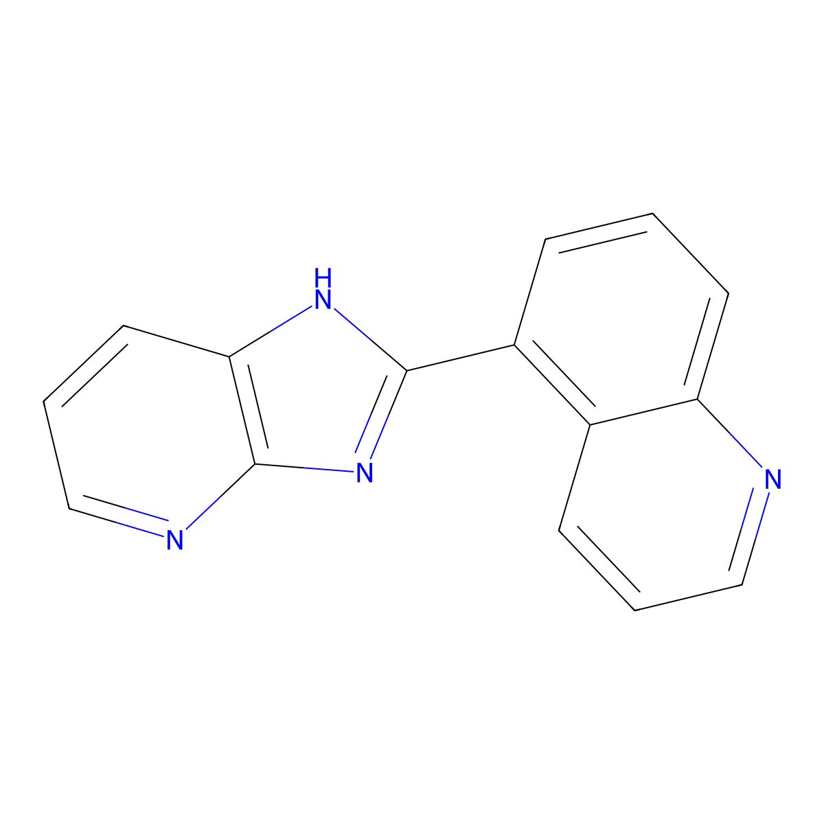 5-{4H-imidazo[4,5-b]pyridin-2-yl}quinoline molecular structure, CAS 1354960-76-1