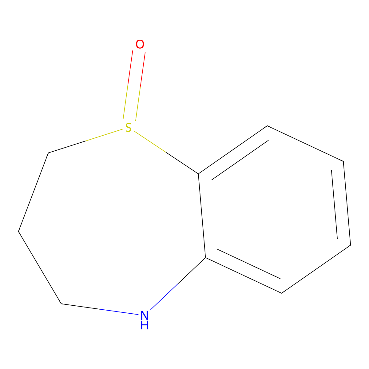 2,3,4,5-Tetrahydro-1,5-benzothiazepin-1-one molecular structure, CAS 1354961-46-8