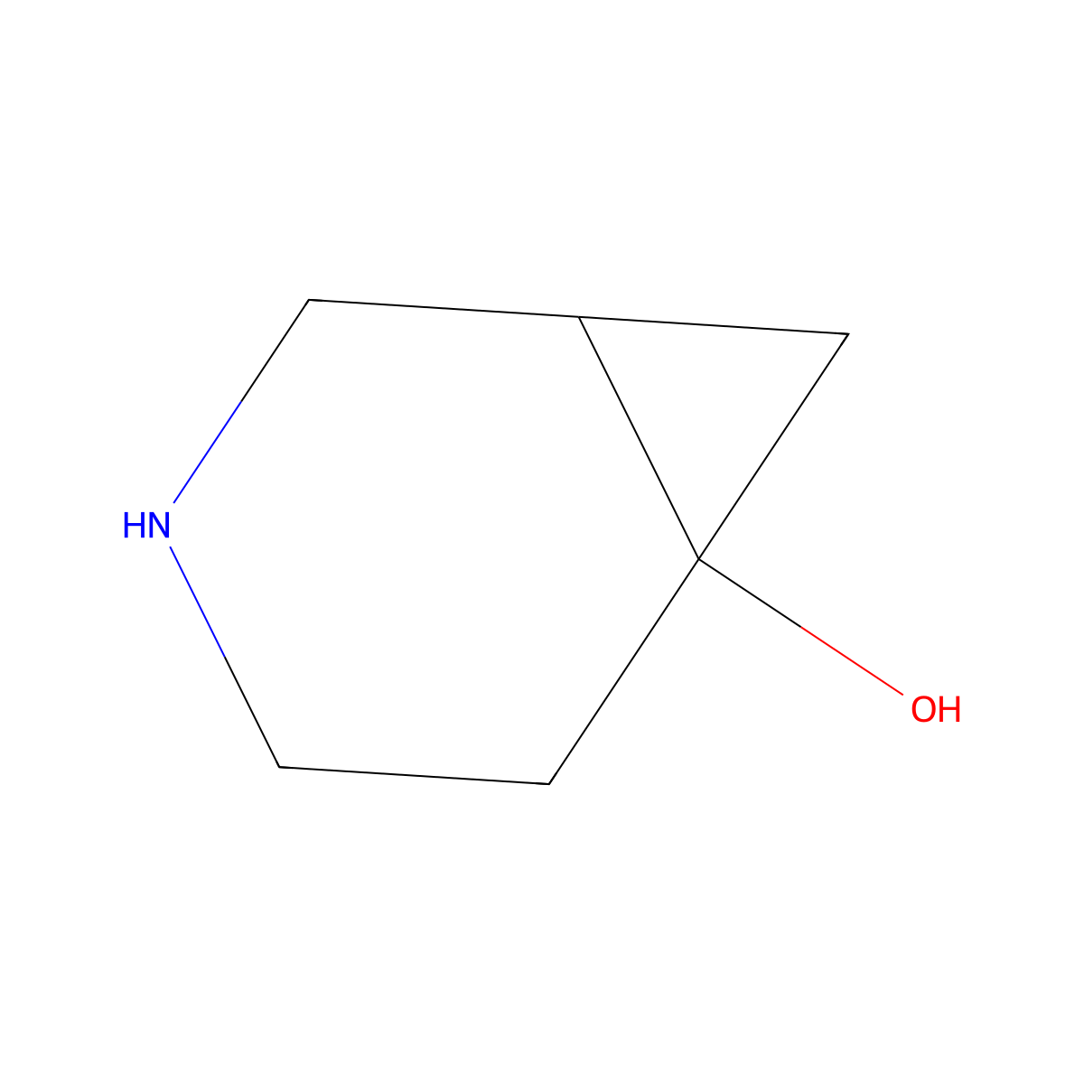 3-Azabicyclo[4.1.0]heptan-6-ol molecular structure, CAS 1354963-15-7