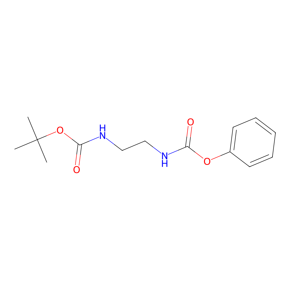 phenyl N-(2-{[(tert-butoxy)carbonyl]amino}ethyl)carbamate molecular structure, CAS 1354968-22-1