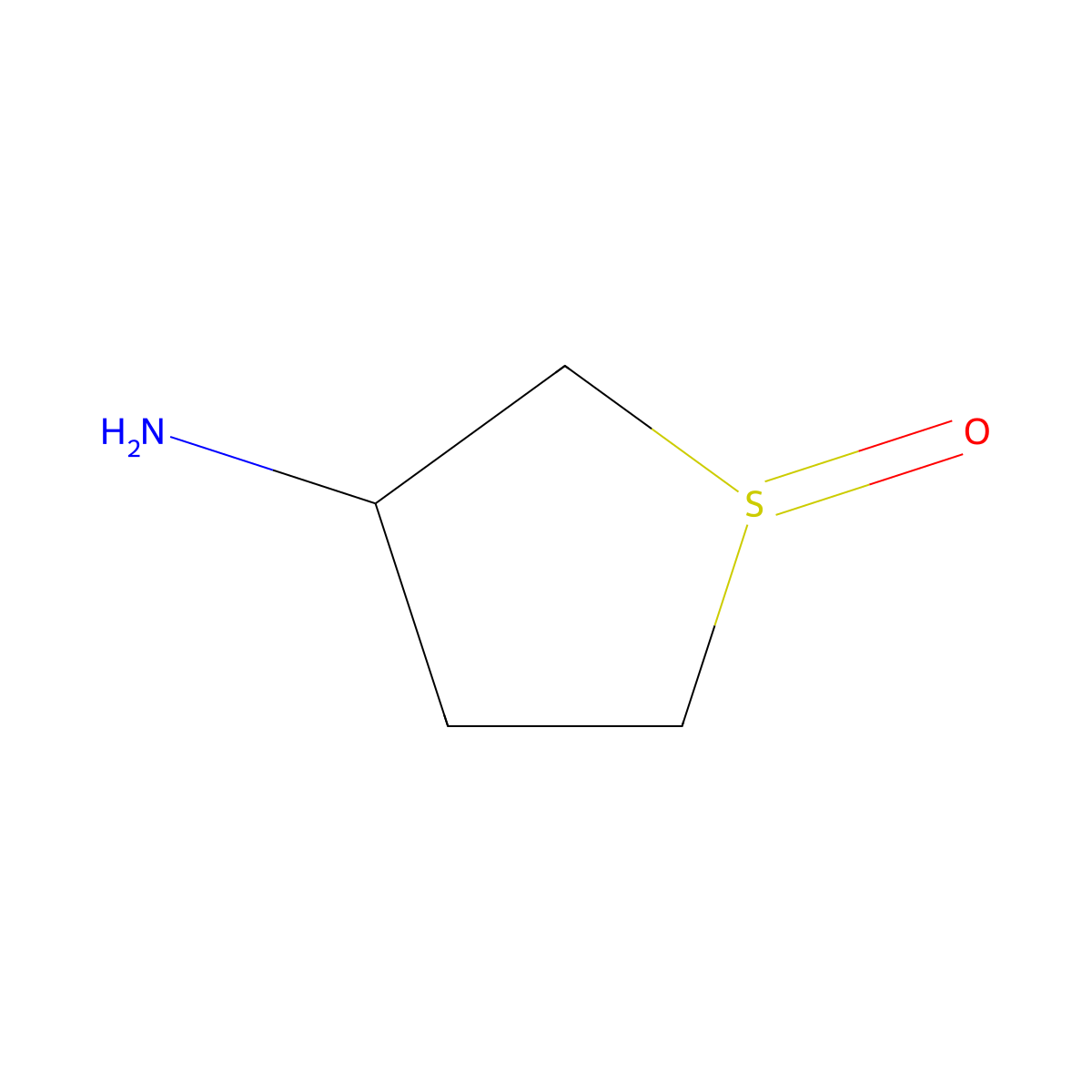 3-Amino-1lambda4-thiolan-1-one molecular structure, CAS 1355004-84-0