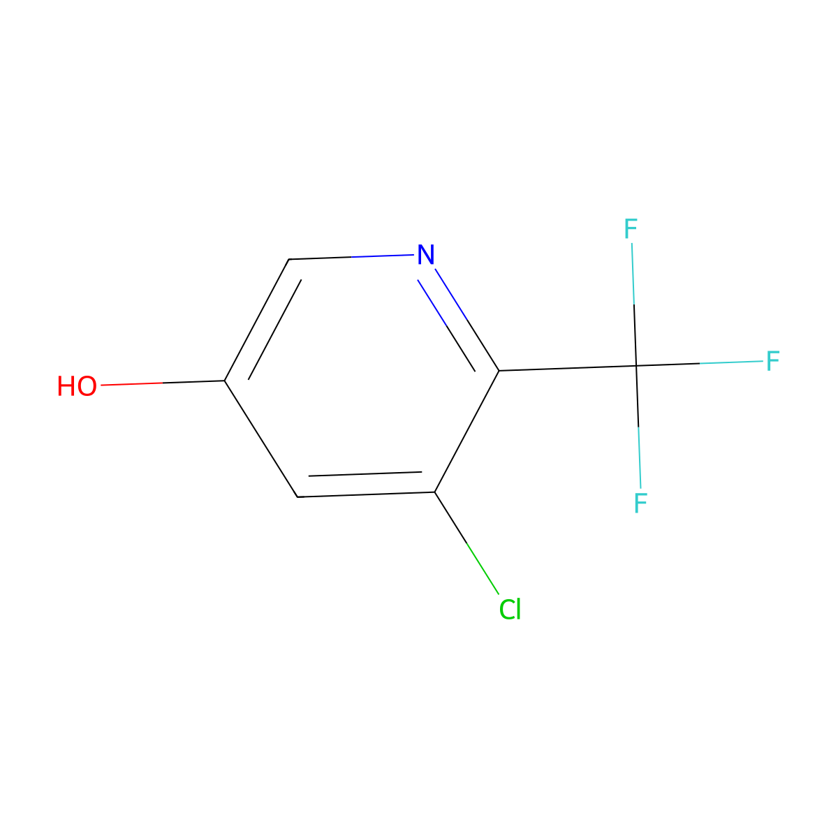 5-Chloro-6-(trifluoromethyl)pyridin-3-OL molecular structure, CAS 1355067-47-8