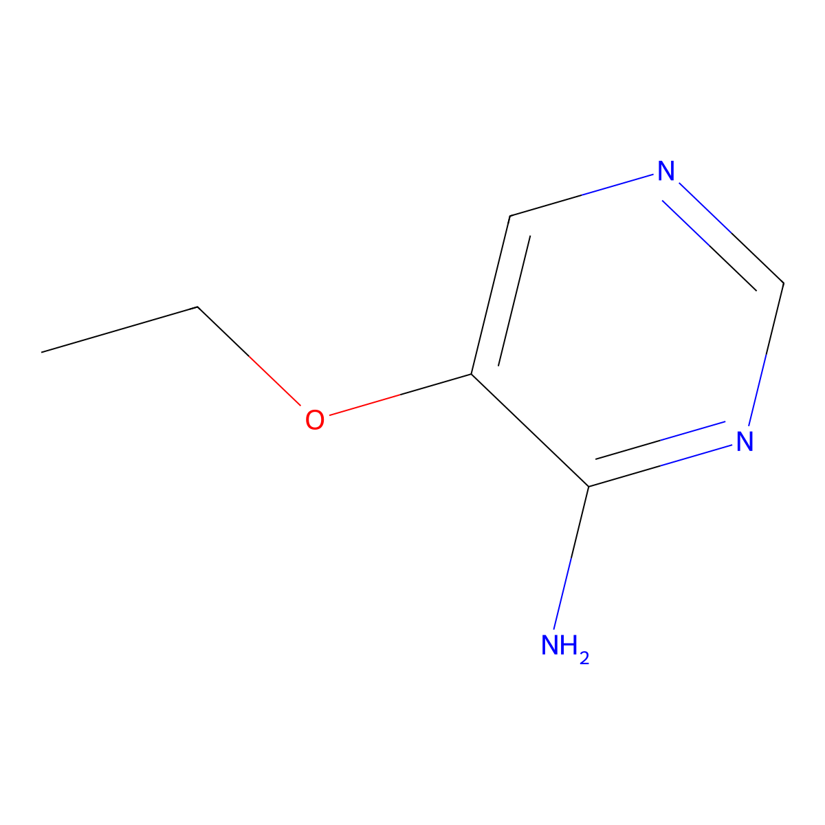 5-Ethoxypyrimidin-4-amine molecular structure, CAS 1355074-03-1