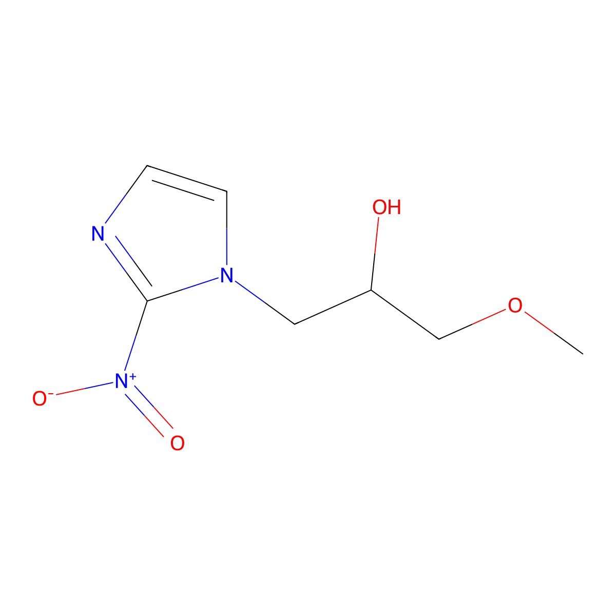 Misonidazole molecular structure, CAS 13551-87-6